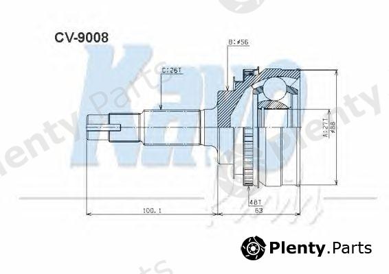  KAVO PARTS part CV-9008 (CV9008) Joint Kit, drive shaft