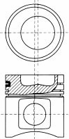  NÜRAL part 87-285800-00 (8728580000) Piston