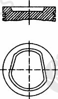  NÜRAL part 87-502800-10 (8750280010) Piston