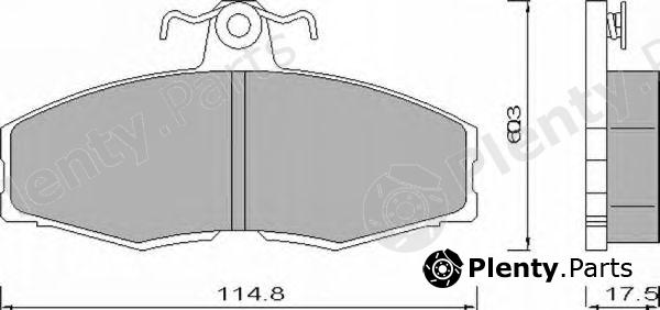  ROULUNDS BRAKING part 420481 Brake Pad Set, disc brake