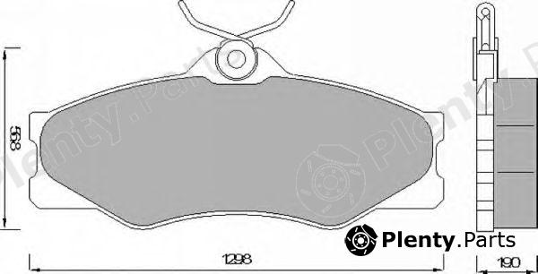  ROULUNDS BRAKING part 427781 Brake Pad Set, disc brake