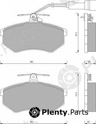  ROULUNDS BRAKING part 432881 Brake Pad Set, disc brake