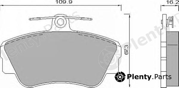  ROULUNDS BRAKING part 464581 Brake Pad Set, disc brake