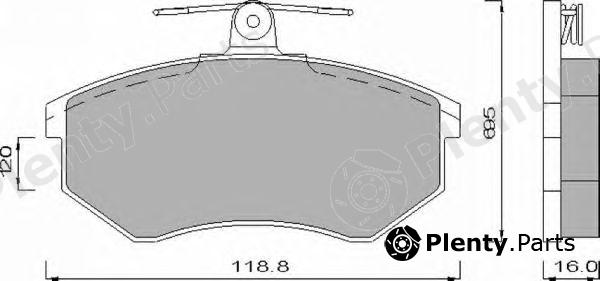  ROULUNDS BRAKING part 488481 Brake Pad Set, disc brake