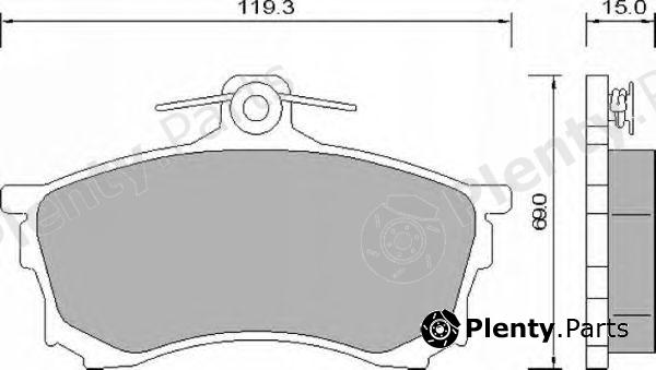  ROULUNDS BRAKING part 637981 Brake Pad Set, disc brake