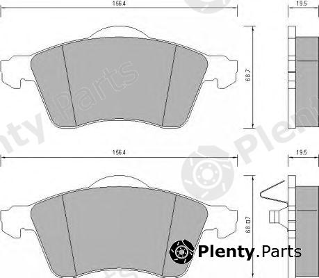  ROULUNDS BRAKING part 647781 Brake Pad Set, disc brake