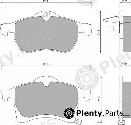  ROULUNDS BRAKING part 666681 Brake Pad Set, disc brake