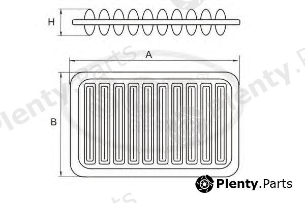  SCT Germany part SB2145 Air Filter