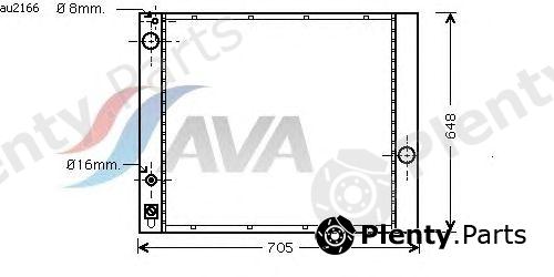  AVA QUALITY COOLING part AU2166 Radiator, engine cooling