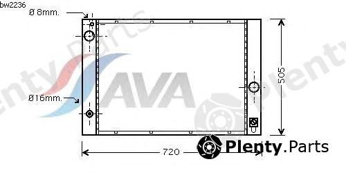  AVA QUALITY COOLING part BW2236 Radiator, engine cooling