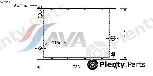  AVA QUALITY COOLING part BW2285 Radiator, engine cooling