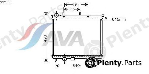  AVA QUALITY COOLING part CN2189 Radiator, engine cooling