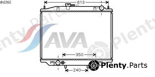  AVA QUALITY COOLING part DN2262 Radiator, engine cooling
