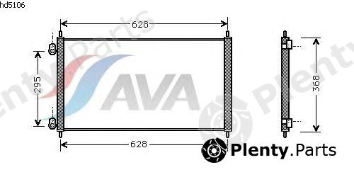  AVA QUALITY COOLING part HD5106 Condenser, air conditioning