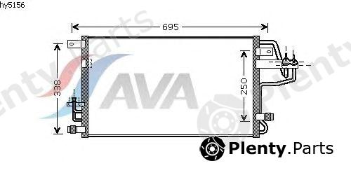  AVA QUALITY COOLING part HY5156 Condenser, air conditioning