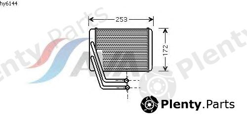  AVA QUALITY COOLING part HY6144 Heat Exchanger, interior heating