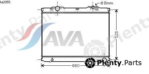  AVA QUALITY COOLING part KA2055 Radiator, engine cooling