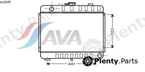  AVA QUALITY COOLING part MS2045 Radiator, engine cooling