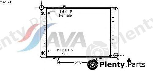  AVA QUALITY COOLING part MS2074 Radiator, engine cooling