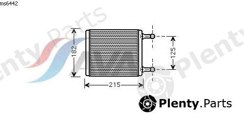  AVA QUALITY COOLING part MS6442 Heat Exchanger, interior heating