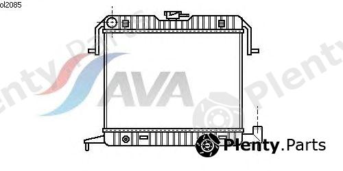  AVA QUALITY COOLING part OL2085 Radiator, engine cooling
