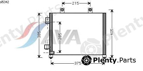  AVA QUALITY COOLING part OL5342 Condenser, air conditioning