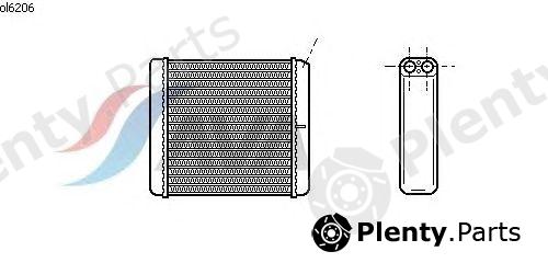  AVA QUALITY COOLING part OL6206 Heat Exchanger, interior heating