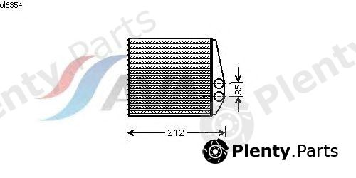  AVA QUALITY COOLING part OL6354 Heat Exchanger, interior heating
