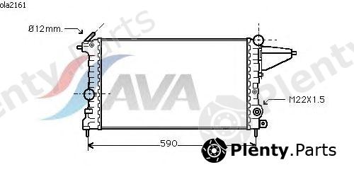  AVA QUALITY COOLING part OLA2161 Radiator, engine cooling