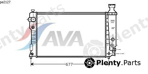 AVA QUALITY COOLING part PE2127 Radiator, engine cooling