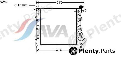  AVA QUALITY COOLING part RT2041 Radiator, engine cooling