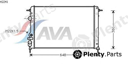  AVA QUALITY COOLING part RT2241 Radiator, engine cooling