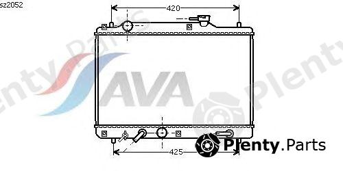  AVA QUALITY COOLING part SZ2052 Radiator, engine cooling