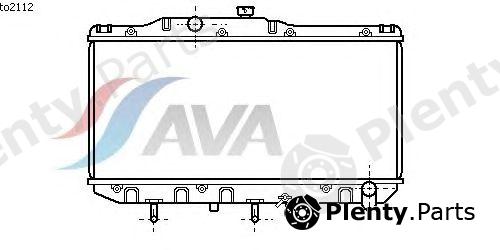  AVA QUALITY COOLING part TO2112 Radiator, engine cooling