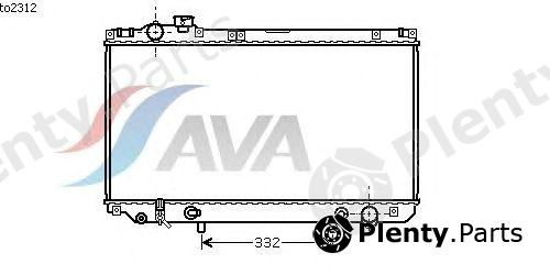 AVA QUALITY COOLING part TO2312 Radiator, engine cooling