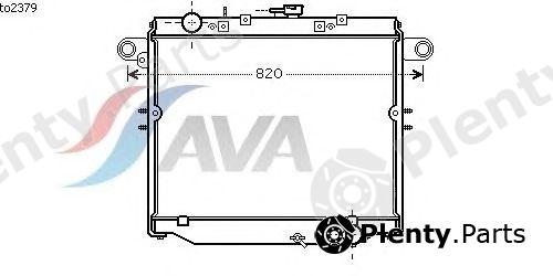  AVA QUALITY COOLING part TO2379 Radiator, engine cooling