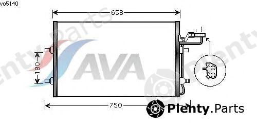  AVA QUALITY COOLING part VO5140 Condenser, air conditioning