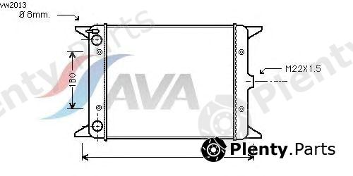  AVA QUALITY COOLING part VW2013 Radiator, engine cooling
