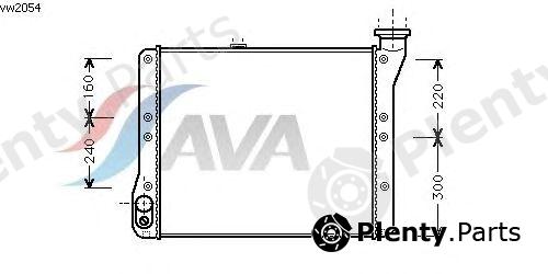  AVA QUALITY COOLING part VW2054 Radiator, engine cooling