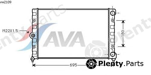  AVA QUALITY COOLING part VW2109 Radiator, engine cooling