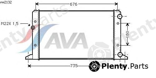 AVA QUALITY COOLING part VW2132 Radiator, engine cooling