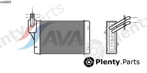  AVA QUALITY COOLING part VW6069 Heat Exchanger, interior heating