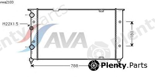  AVA QUALITY COOLING part VWA2103 Radiator, engine cooling
