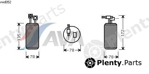  AVA QUALITY COOLING part VWD052 Dryer, air conditioning