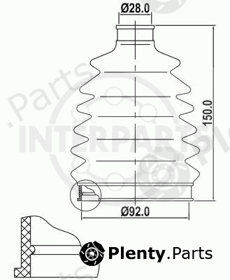  INTERPARTS part BT-5 (BT5) Replacement part