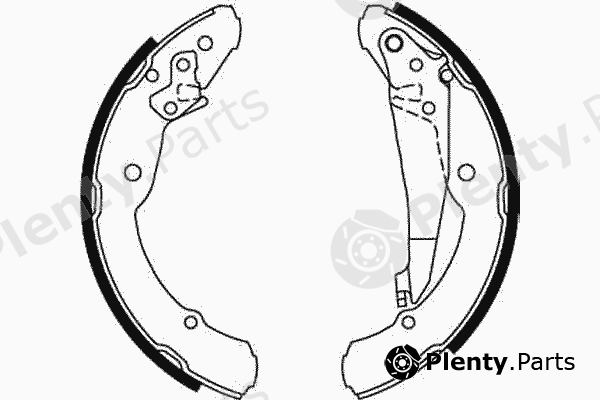  GIRLING part 5186392 Brake Shoe Set