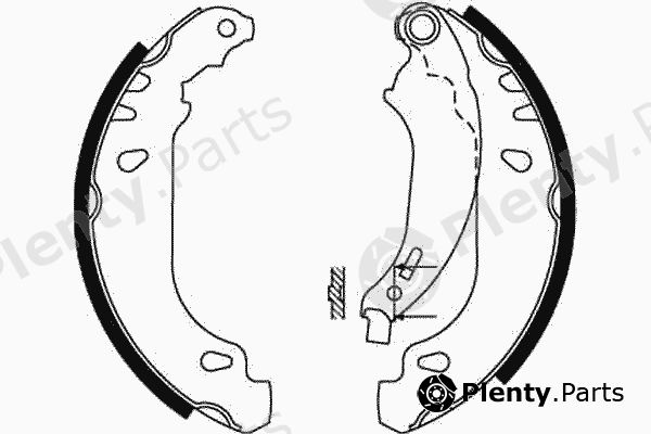  GIRLING part 5186423 Brake Shoe Set