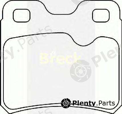  BRECK part 211400070400 Brake Pad Set, disc brake