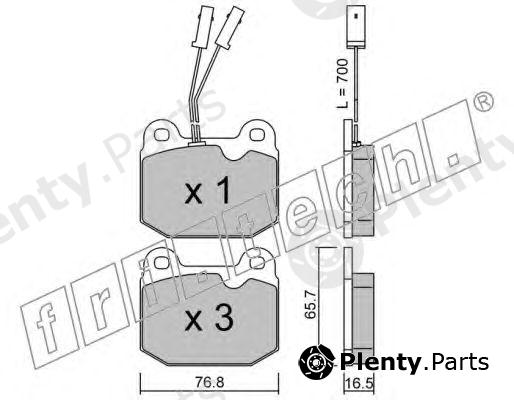  fri.tech. part 015.0 (0150) Brake Pad Set, disc brake