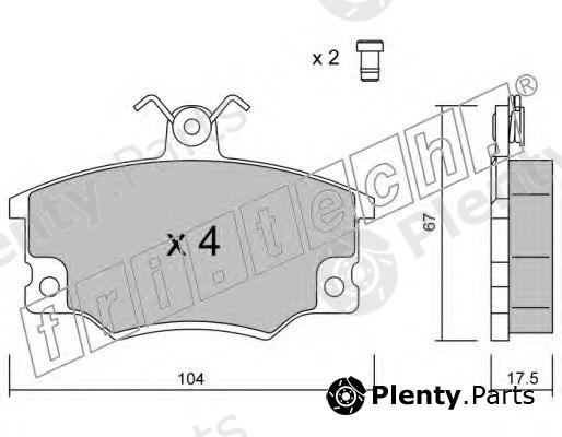  fri.tech. part 032.1 (0321) Brake Pad Set, disc brake